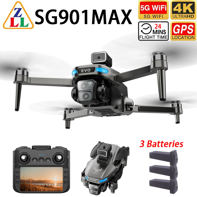 Drone Kit With Camera - Drone ZLL SG901MAX com GPS, WIFI