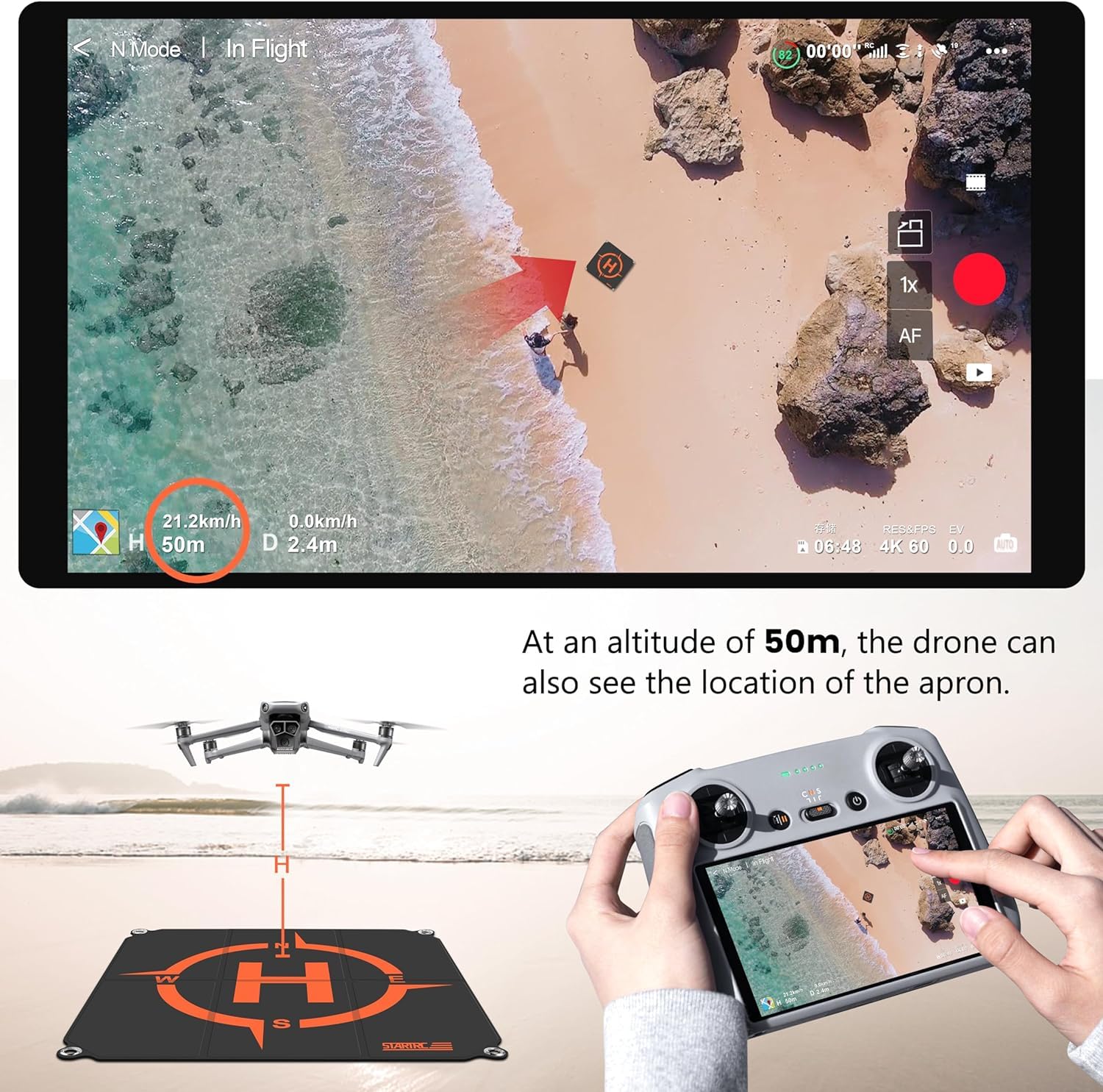 Plataforma de Pouso para Drone - Dji Drone Mini 4 Pro avaliação e preço