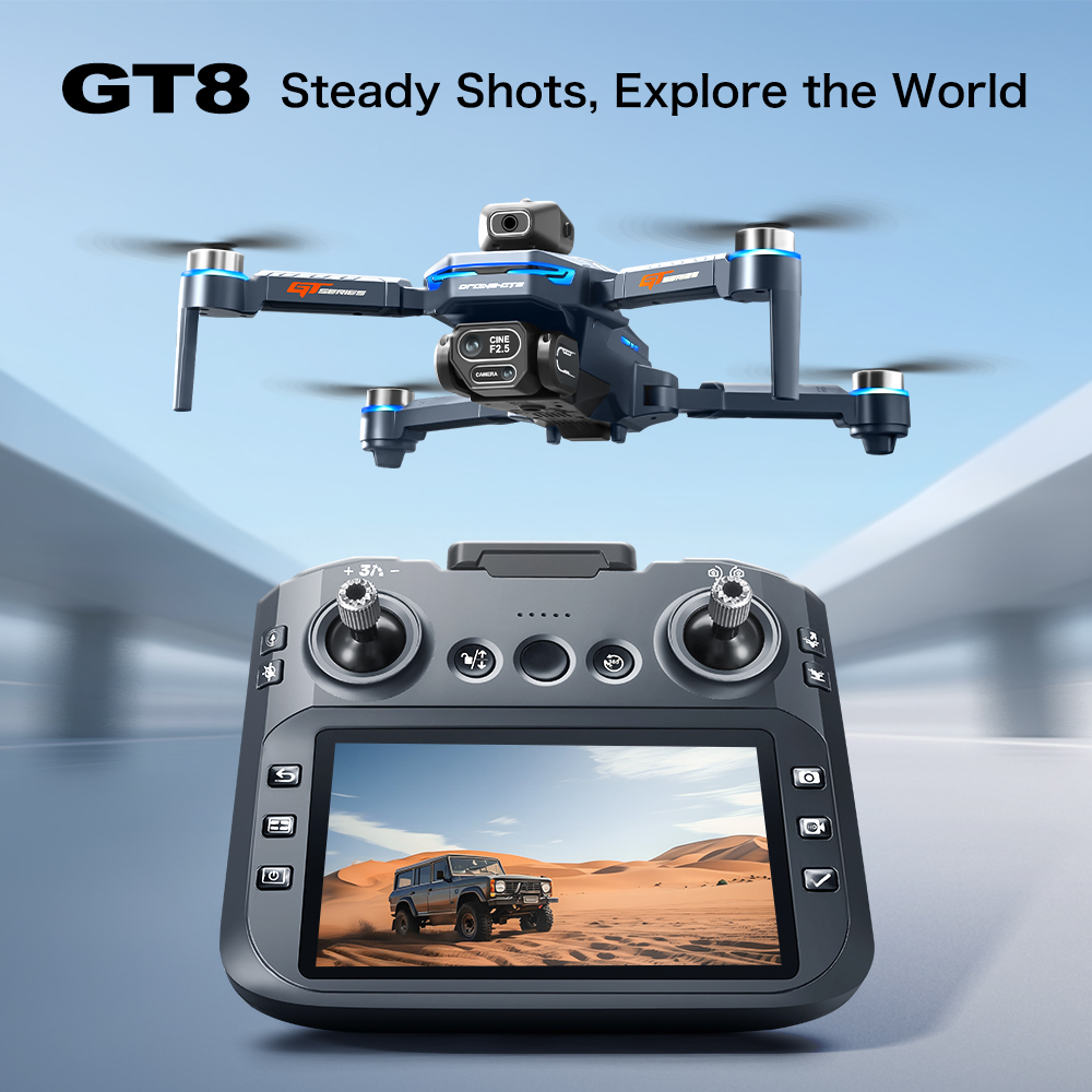 Drone Dobrável GT8 Max com Câm - Drone Kit Professional avaliação e preço