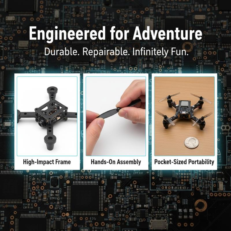 Kit de Mini Drone de Código Ab - Drone Kit Parts Included avaliação e preço