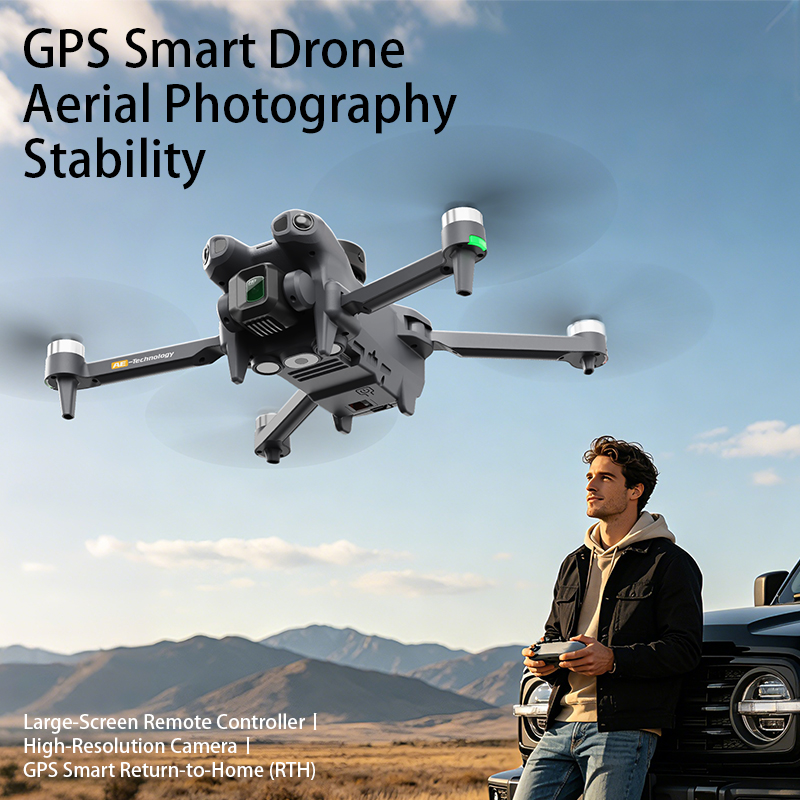 Drone AERC AE51 com GPS WIFI F - Drone Kit With Camera avaliação e preço