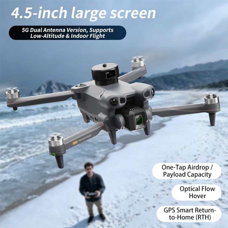 Drone AERC AE51 com GPS WIFI F - Drone Kit With Camera avaliação e preço