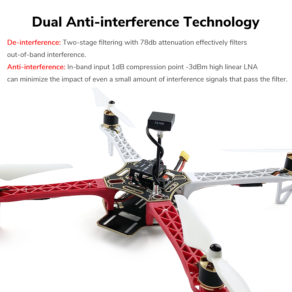 Radiolink TS100 M10N GPS de Al - Drone Kit Hexacopter avaliação e preço