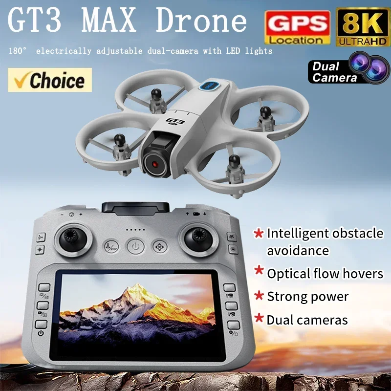 2026 NOVO GT3 Mini com Drones  - Drone Kit Tricopter avaliação e preço